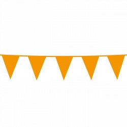 Vlaggenlijn oranje 10 meter