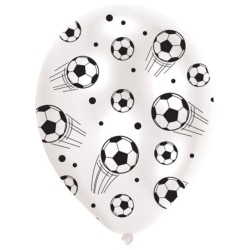 Ballonnen - Voetbal 6 stuks